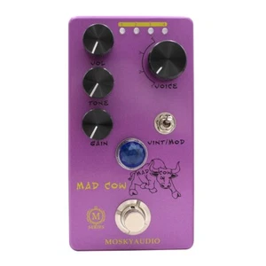 MAD COW Professional Distortion Mosky Guitar Effects Pedal Riot 4 modes M series