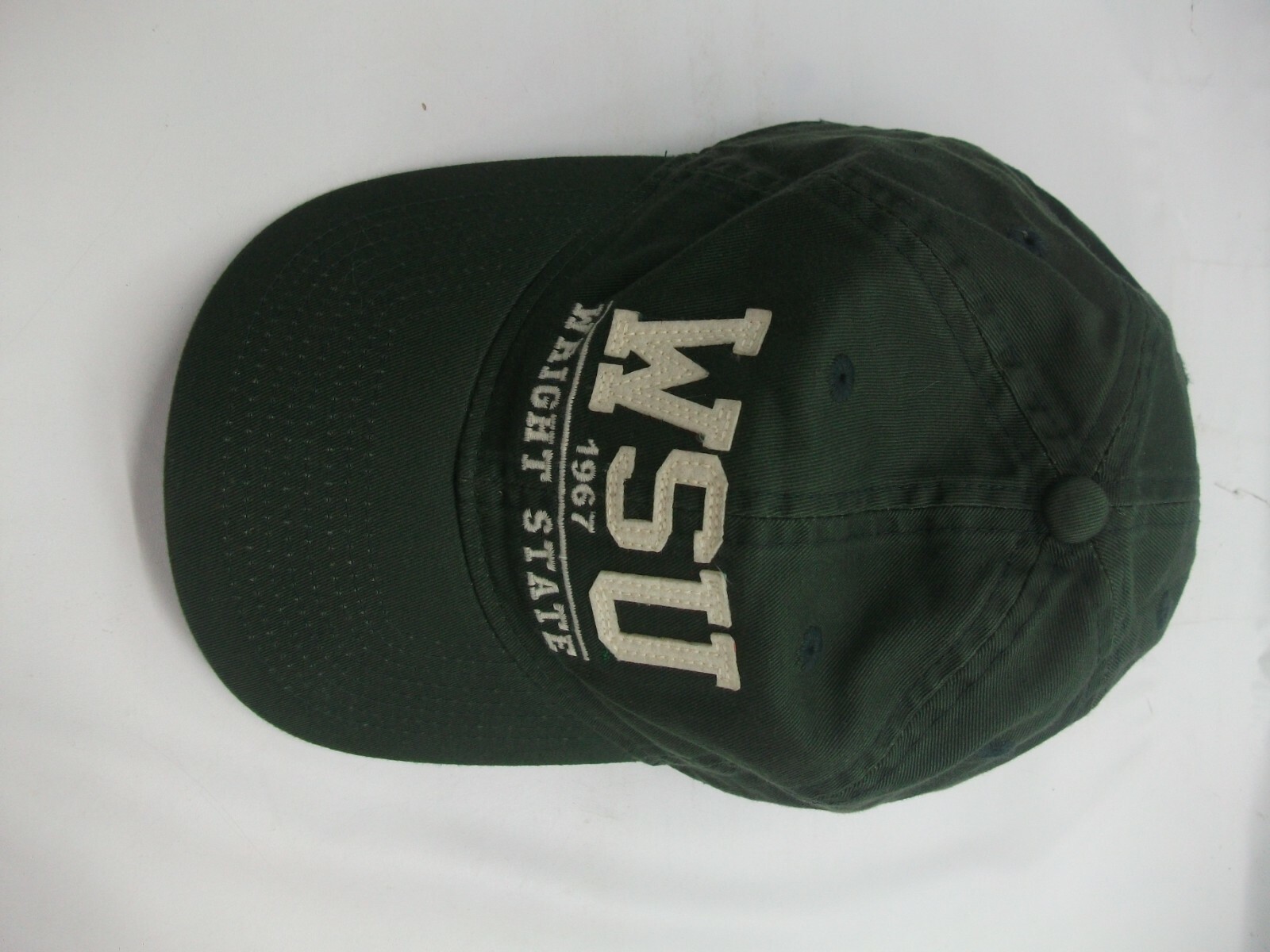 WSU 1967 Wright State Hat Green Strapback Basebal… - image 6