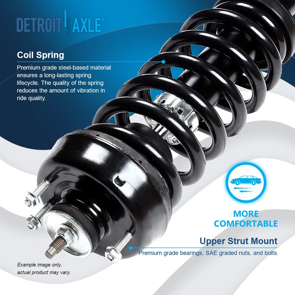 Puntales delanteros con muelles helicoidales barra estabilizadora eslabones para Ford Explorer Mercury Mountaineer Foto 3 de 4