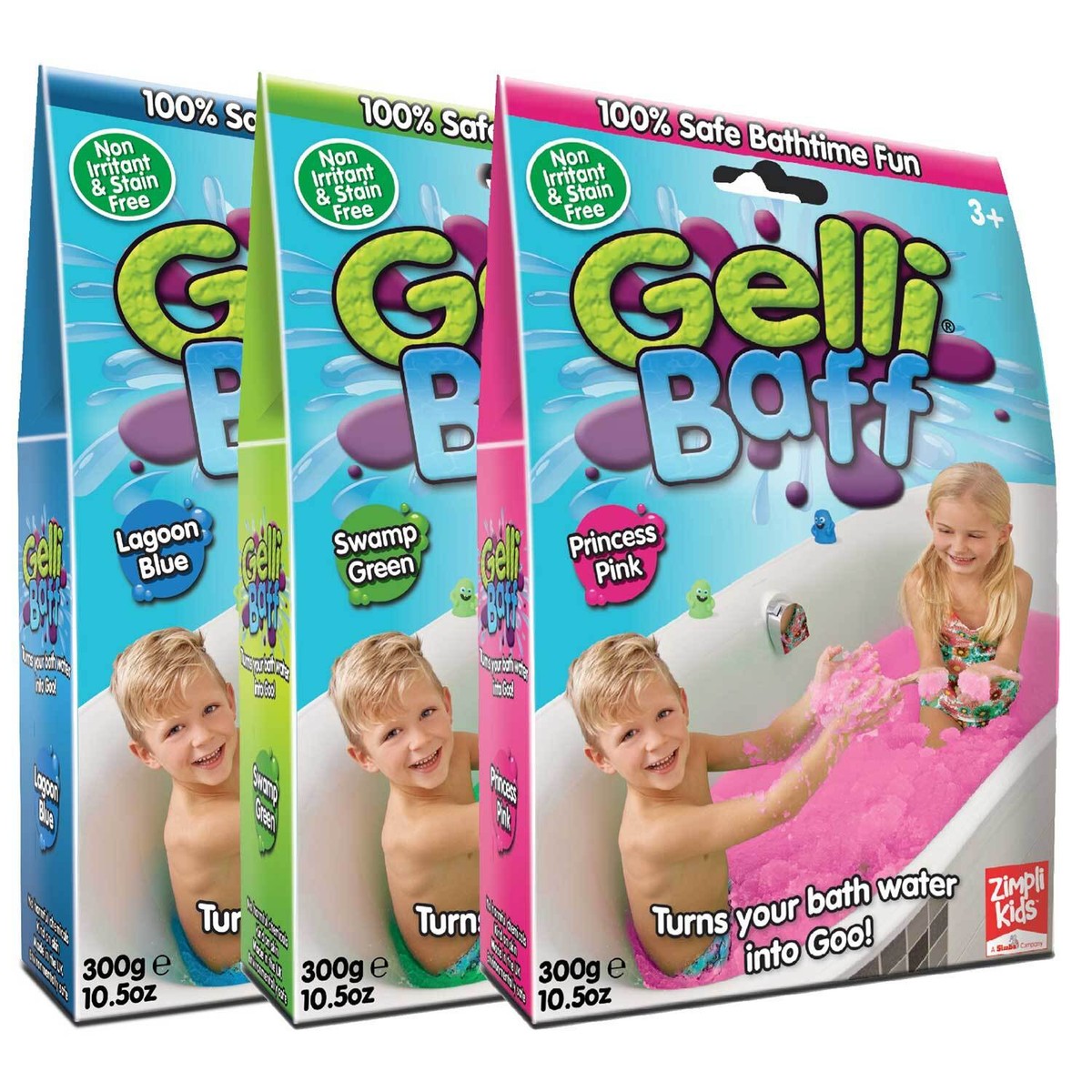 bibiellejimmy商品 Gelli Baff Slime Bath Outdoor Pool Kids Family Pink Green Red Non