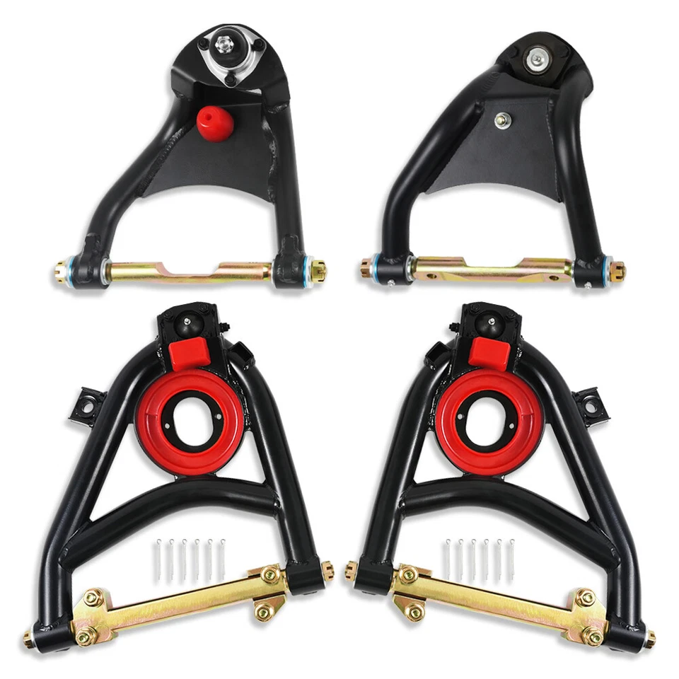 Conjunto de braços de controle tubulares superiores e inferiores para Chevrolet Bel Air 150 210 1955-1957 - Imagem 2 de 4