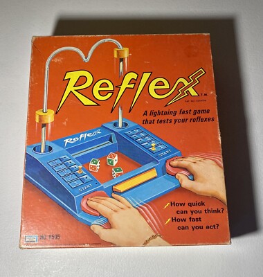 Reflex Lightening Fast Game Vintage 1966 Lakeside Toys 8505 Complete for  sale online