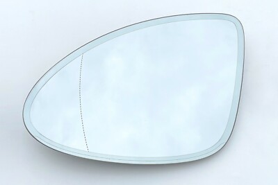 15-17 Original PORSCHE CAYENNE LEFT SIDE VIEW MIRROR WIDE ANGLE GLASS AUTO DIM