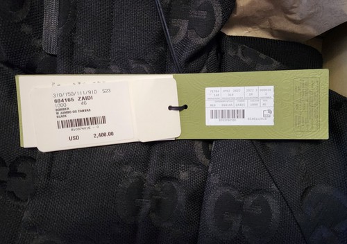GUCCI • Jumbo GG canvas jacket * NWT * (small/46) w/ box, hanger & garment bag - Picture 10 of 12