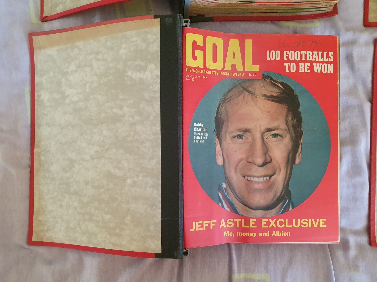 First x104 Issues in Original Binders Job Lot/Bundle Goal Magazine 1968