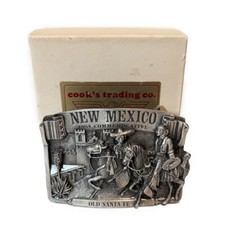 Vtg New Buckle 404 Of 5000 Limited Edition Arroyo Grand Buckle Co Maker's Mark