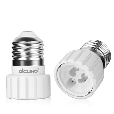 E26 to GU10 Adapter 160 Heat Resistant Maximum Wattage 200W Standard Medium Base
