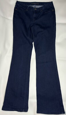 Michael Kors Womens Jeans Denim Bootcut Dark Wash Blue Size 2