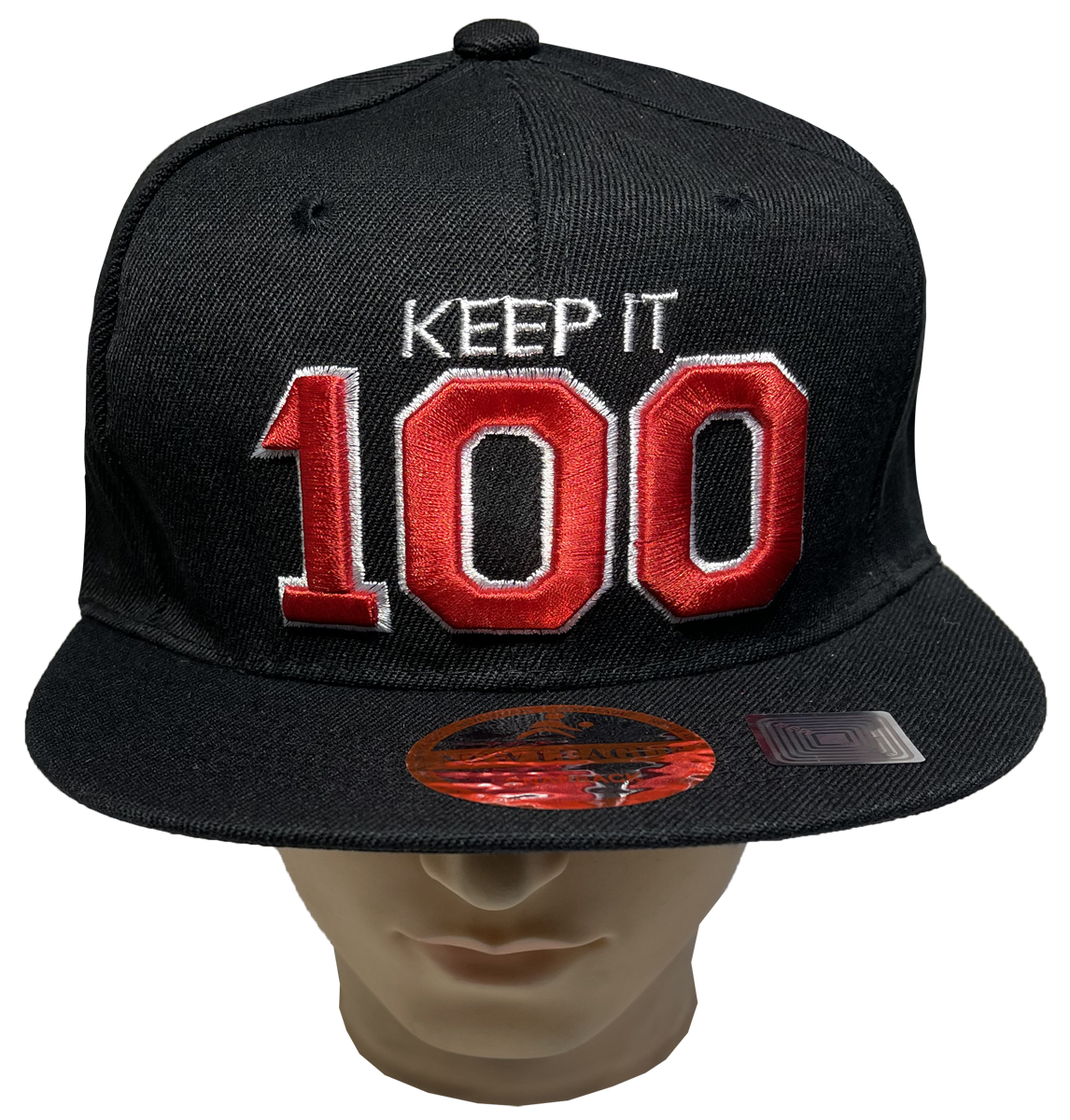 KEEP IT 100 Embroidered Snapback Cap Adjustable Baseball Hat Wholesale  Price LOT - Main Image