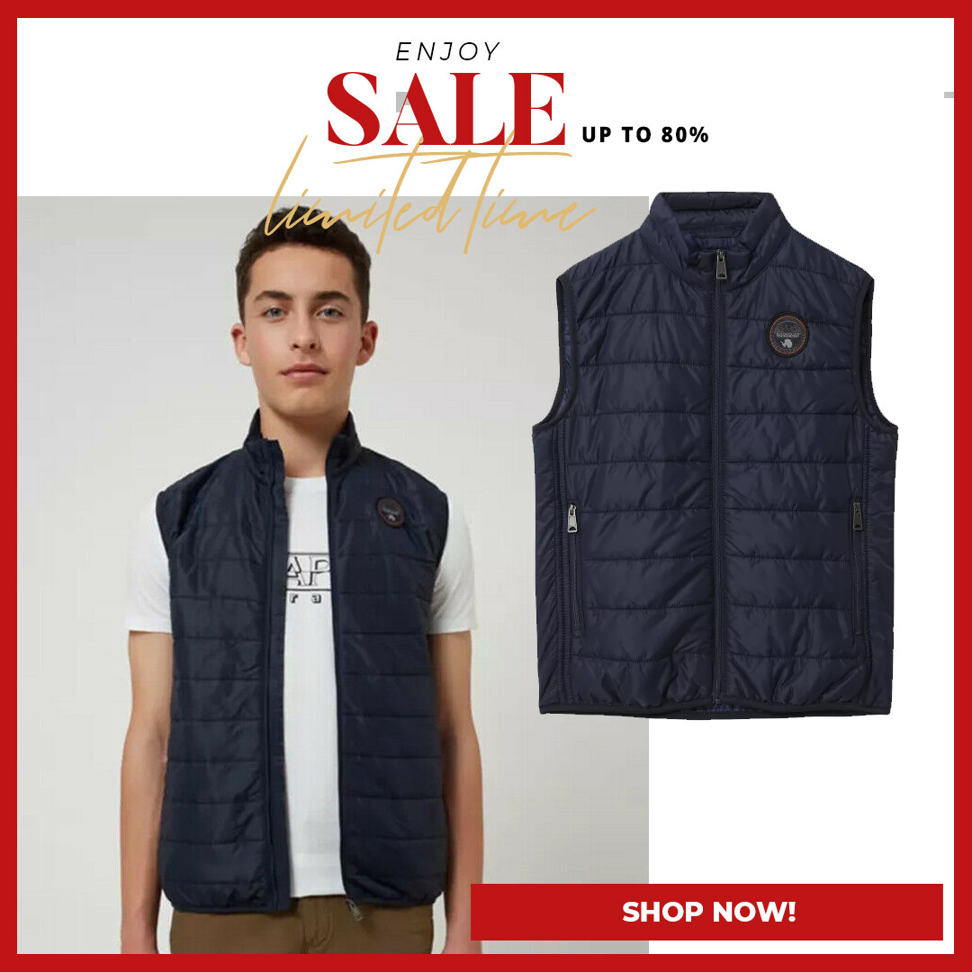 Napapijri Boys K Acalmar Gilet Vest Zip 