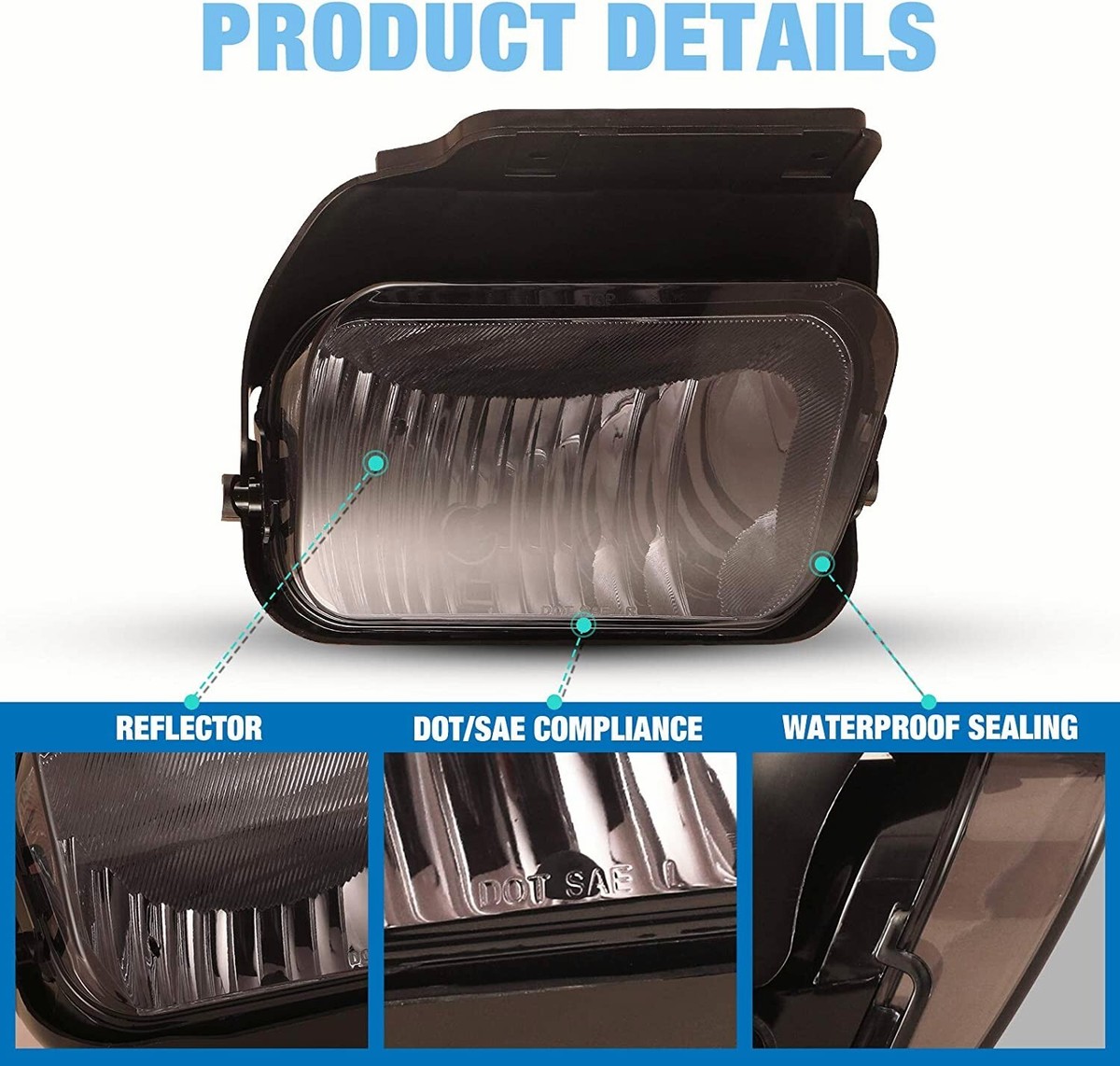 Fog Lights For Pair Of Fog Lights Lamps - Left & Right For 2003 - Foto 9