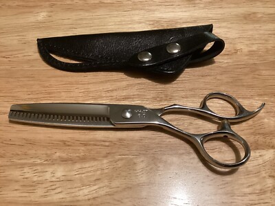 Hattori Hanzo HH-2T 6.0  Hiramei Left-Handed Texturizer Shears With Holster