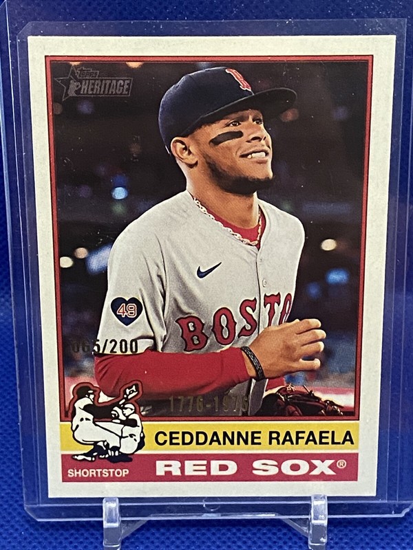 CEDDANNA RAFAELA 2025 Topps Heritage /200 Bicentennial 1776-1976 #126 Red Sox 🔥