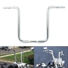 Chrome 18" Rise 1-1/4" Ape Hanger Handlebar Fit For Harley Sportster XL Custom