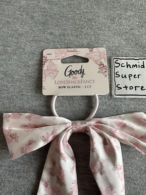 Goody x LoveShackFancy Hair Bow Goody x LoveShackFancy Ruffle Bow Hair Clip - Rosa Beaux  main image 3