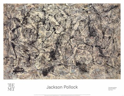 ジャクソン ポロック の作品 Number 28 のポスター JACKSON POLLOCK Number 28 27