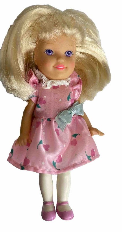 Vintage Dolly Surprise Doll Vintage Toy Partly Works Original Clothes 6/7” Doll