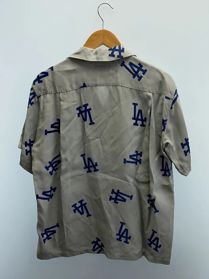 SUN SURF × BEAMS × MLB ALOHA Short Sleeve Shirts gray M Used - Image 2 of 4