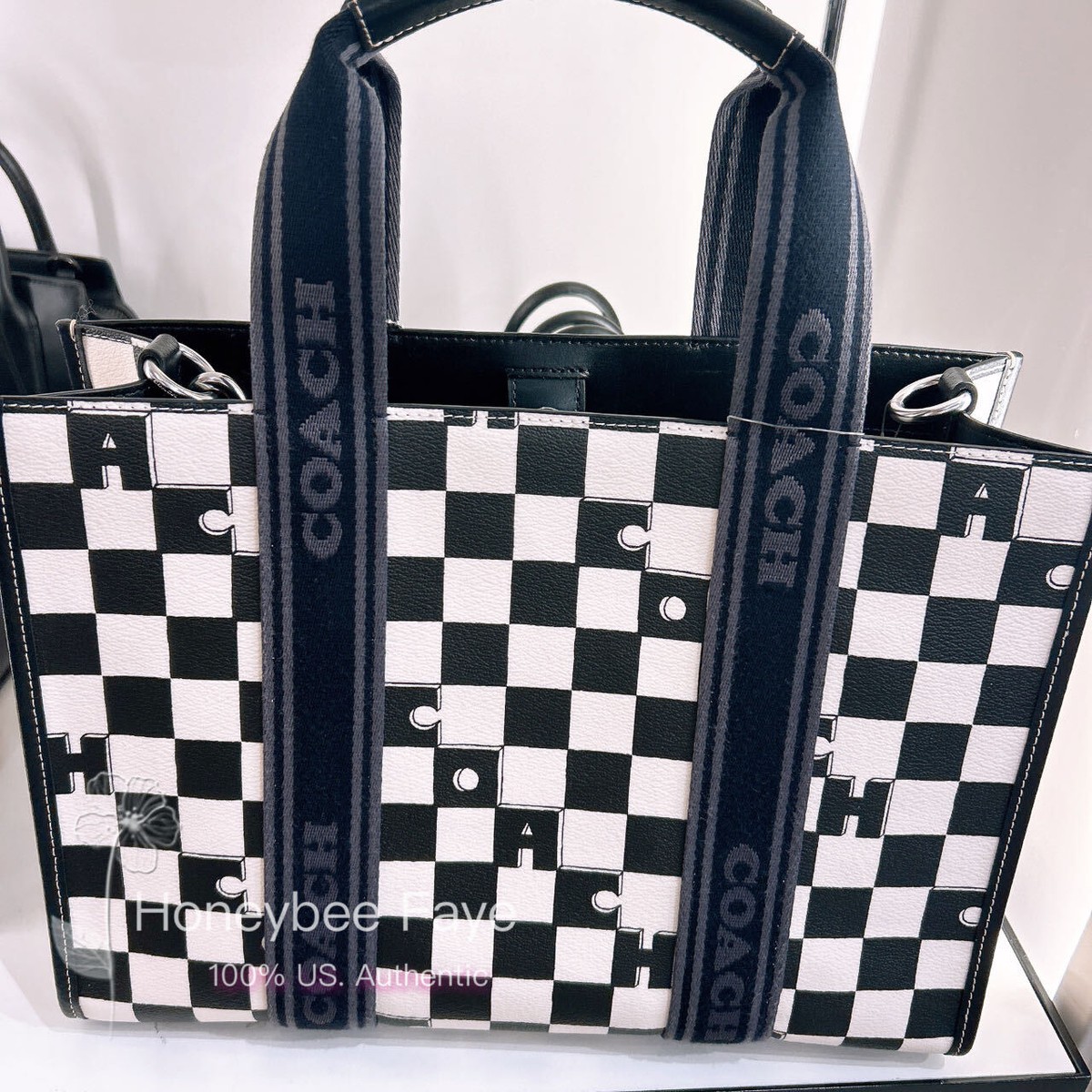 NWT Coach Smith Tote With Checkerboard Print CR101 | eBay