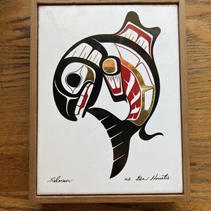 Ben Houstie Signed Tile Cover with Wooden Box 
