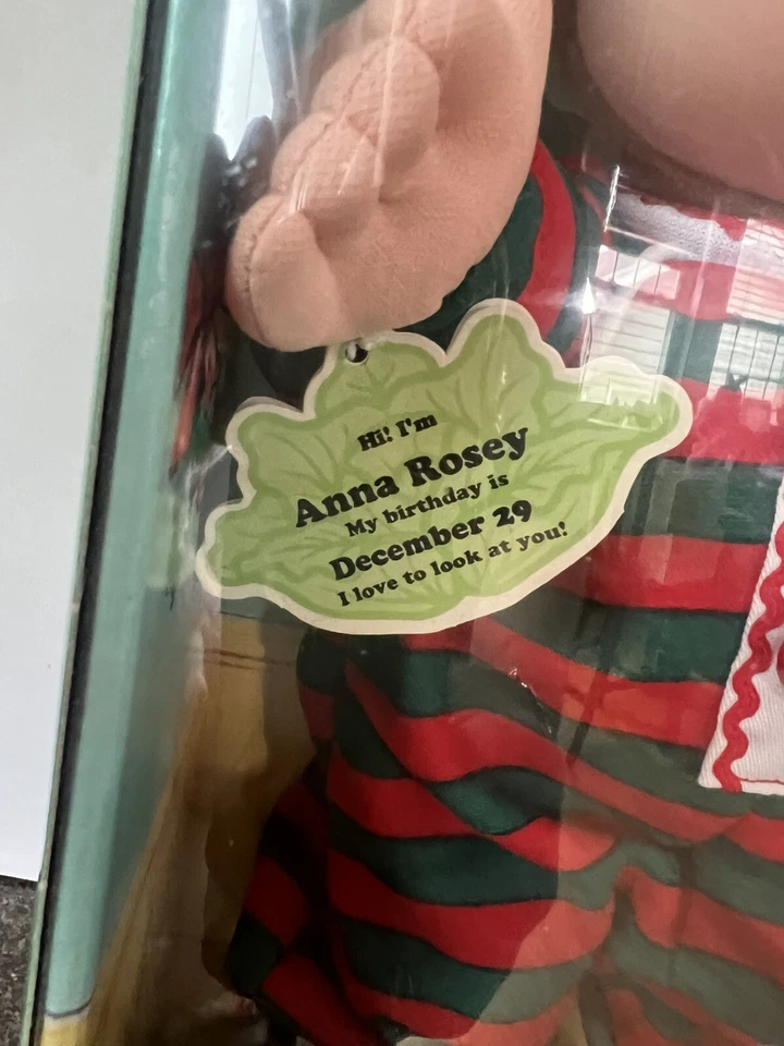 Muñeca Cabbage Patch Kids Holiday Baby sin abrir edición especial 1998 Foto 3 de 4