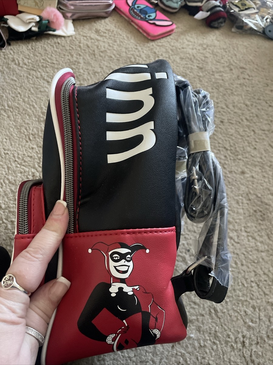 NWT Red And Black Loungefly Harley Quinn Backpack