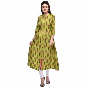 cotton long gown kurti