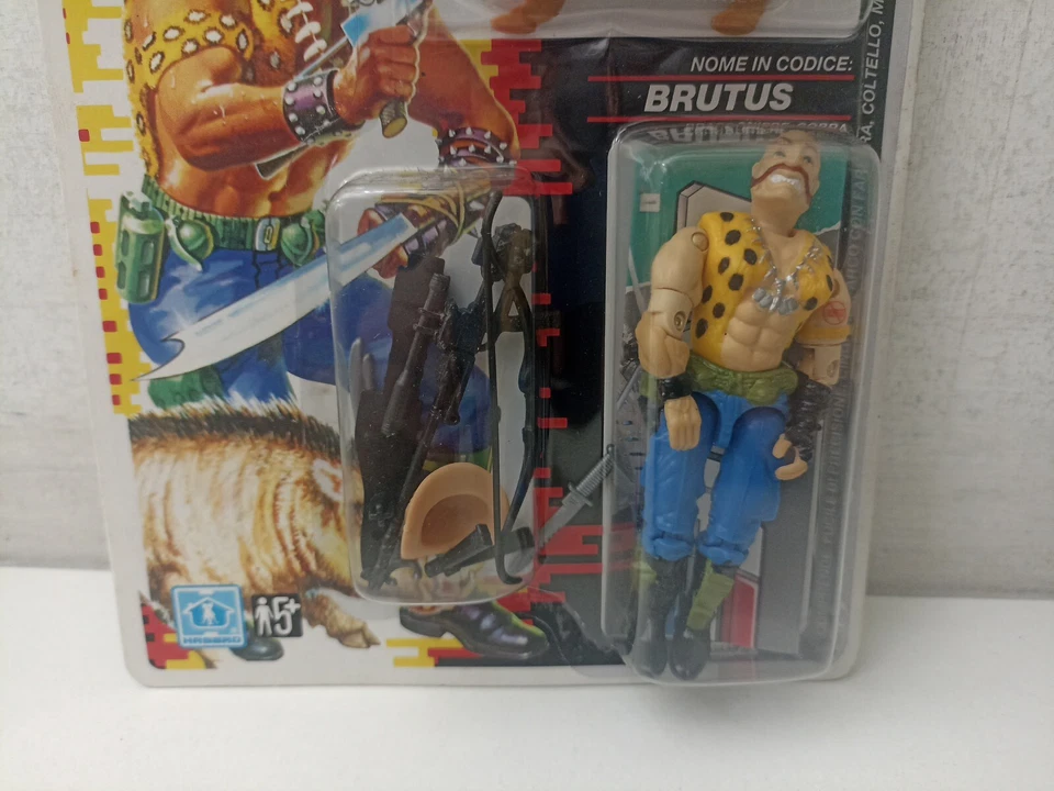 Gi Joe Brutus Gnawgahyde 1990 Hasbro MOC Action Figure SIGILLATO-ZR-N9 - Immagine 2 di 4