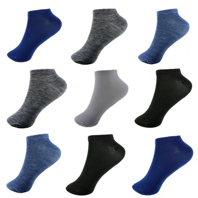 12 Paar Kids Jungen Socken Kinder Sneaker Strümpfe Baumwolle Gr.23-38 Uni D-105