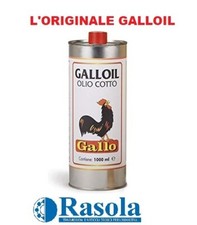 GALLOIL OLIO PURO DI LINO COTTO ELABORATO 1LT. IMPERMEABILIZZANTE LEGNO