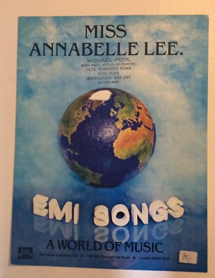 MISS ANNABELLE LEE - HARRY RICHMAN. - NOTEN