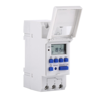 LCD Display Weekly Programmable Electronic Relay Time 16 ON And OFF Timer AC New