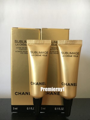 2 x Chanel Sublimage La Creme Yeux Eye Cream 3ml / 0.1oz each - NEW  FORMULA! | eBay