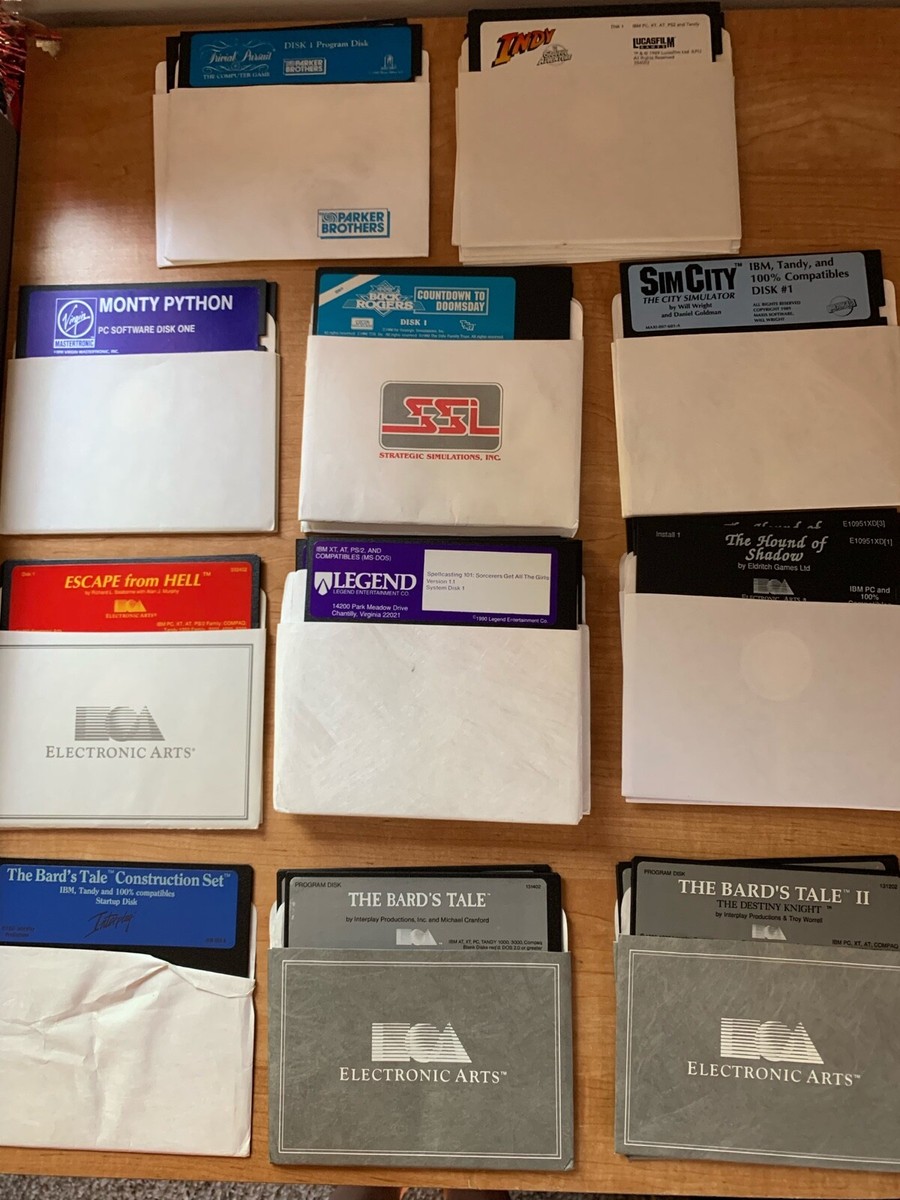 You Choose Vintage 5.25 5 1/4 Floppy Disk Games IBM PC | eBay