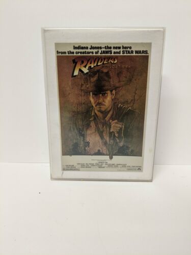 Vintage Indiana Jones Raiders of the Lost Ark Display Box - Afbeelding 1 van 1