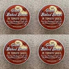 Trader Joe’s Giant Baked Beans In Tomato Sauce 9.6 Ounce ( 4 PACK) FREE SHIPPING