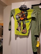 Boy's Nickelodeon Pajama set, SZ 10 Teenage Mutant Ninja Turtles, LEO Cotton NWT