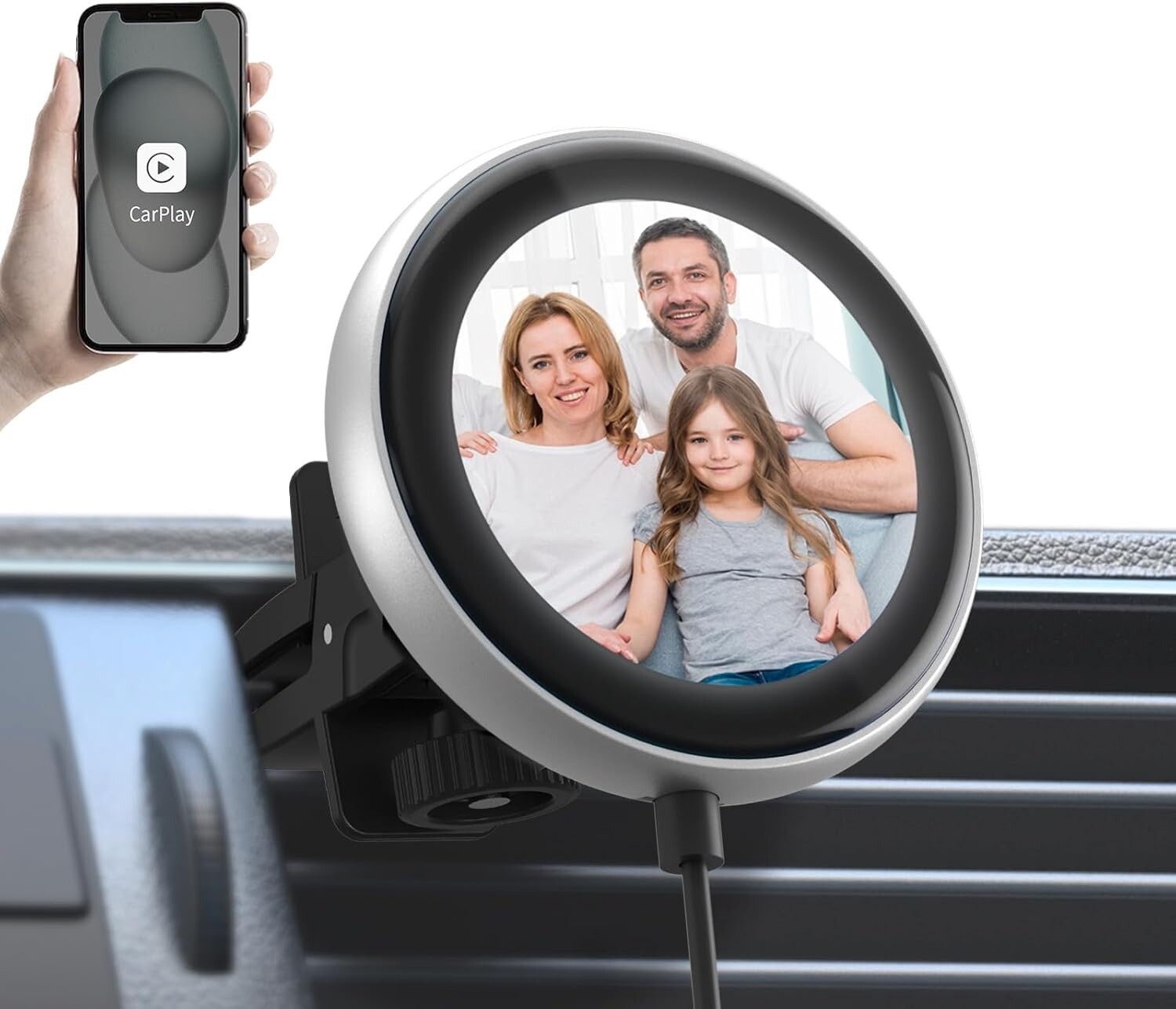 CarPlay Wireless Dongle: Risolvi il Problema dei Cavi in Auto - Clip 1.6"
