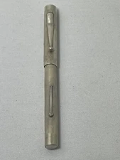 Antique VTG 1915 Silver Swan Mabie Todd Co. Fountain Pen  Nib 14k