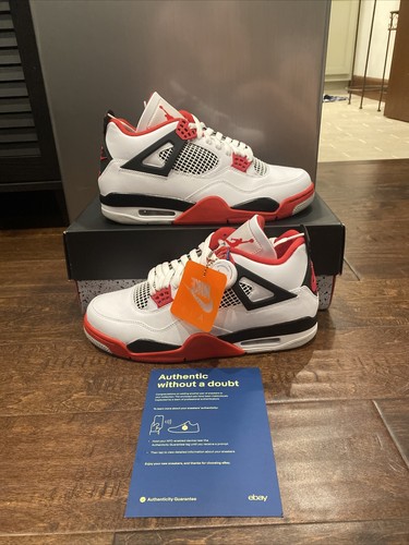 fire red 4s size 10.5