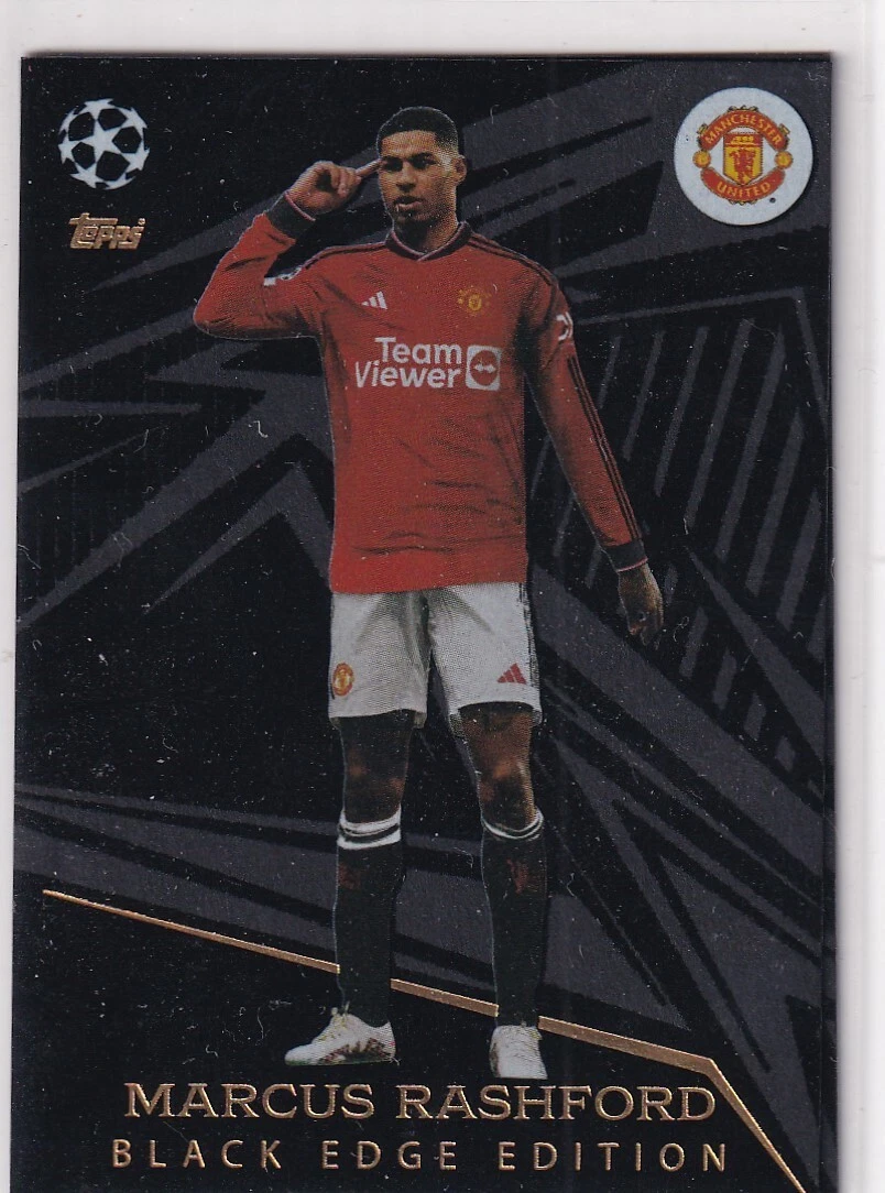 Topps Match Attax CL 23/24 Nr. 493 Marcus Rashford Black Edge  