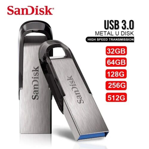 Chiavetta USB 3.0 Sandisk Ultra Flair 32 64 128 256 512 GB PenDrive 150MB/s