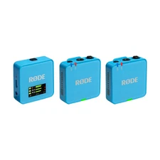 Rode Wireless GO (Gen 3) 2-Person Compact Digital Wireless Microphone - Blue