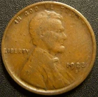 1923-S Lincoln Cent - Partial Ear and Some Details Show on the Stalks