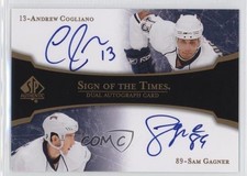 2007-08 SP Authentic Sign of the Times Dual Andrew Cogliano Sam Gagner Auto 2a8