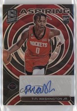 2022-23 Panini Spectra Aspiring Auto 54/99 TyTy Washington Jr #AA-TYW Auto 0yp5