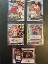 NBA 25 Card Auto Patch Jersey SSP Numbered Lot! Curry Wemby Jokic SGA Cade