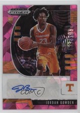 2020-21 Panini Prizm Draft Picks Prospect Pink Ice Jordan Bowden #PA-JB Auto yf1