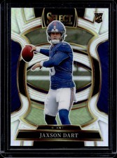 2025 Panini Select Jaxson Dart Concourse RC Silver Prizm Rookie #93 Giants