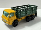 Matchbox 37 Dodge Cattle Truck Lesney England Yellow Green